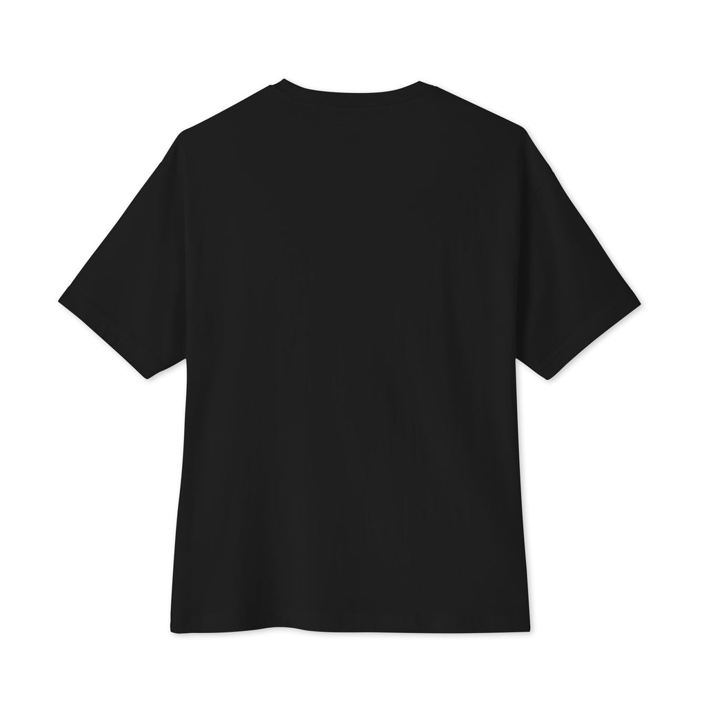 MALVRS GOOD HEAD TEE black oversized heavyweight t-shirt back view